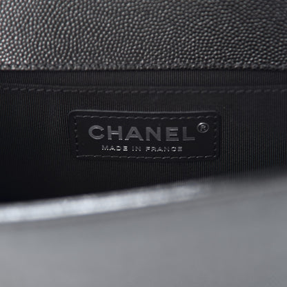 Chanel Caviar Quilted Small Boy Flap Black 8 of 11