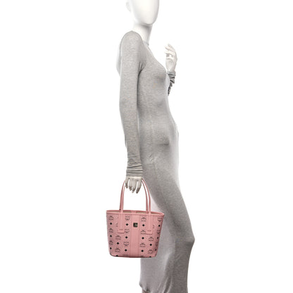 MCM Visetos Mini Liz Reversible Shopper Tote Soft Pink 2 of 9