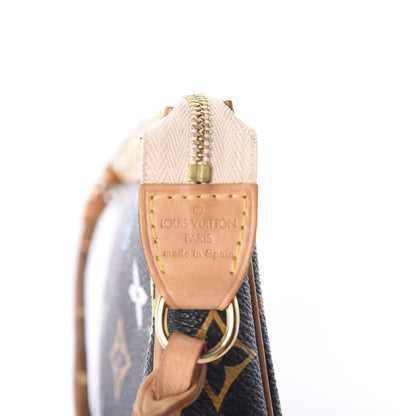Louis Vuitton Monogram Multicolor Pochette Accessories Black 6 of 9
