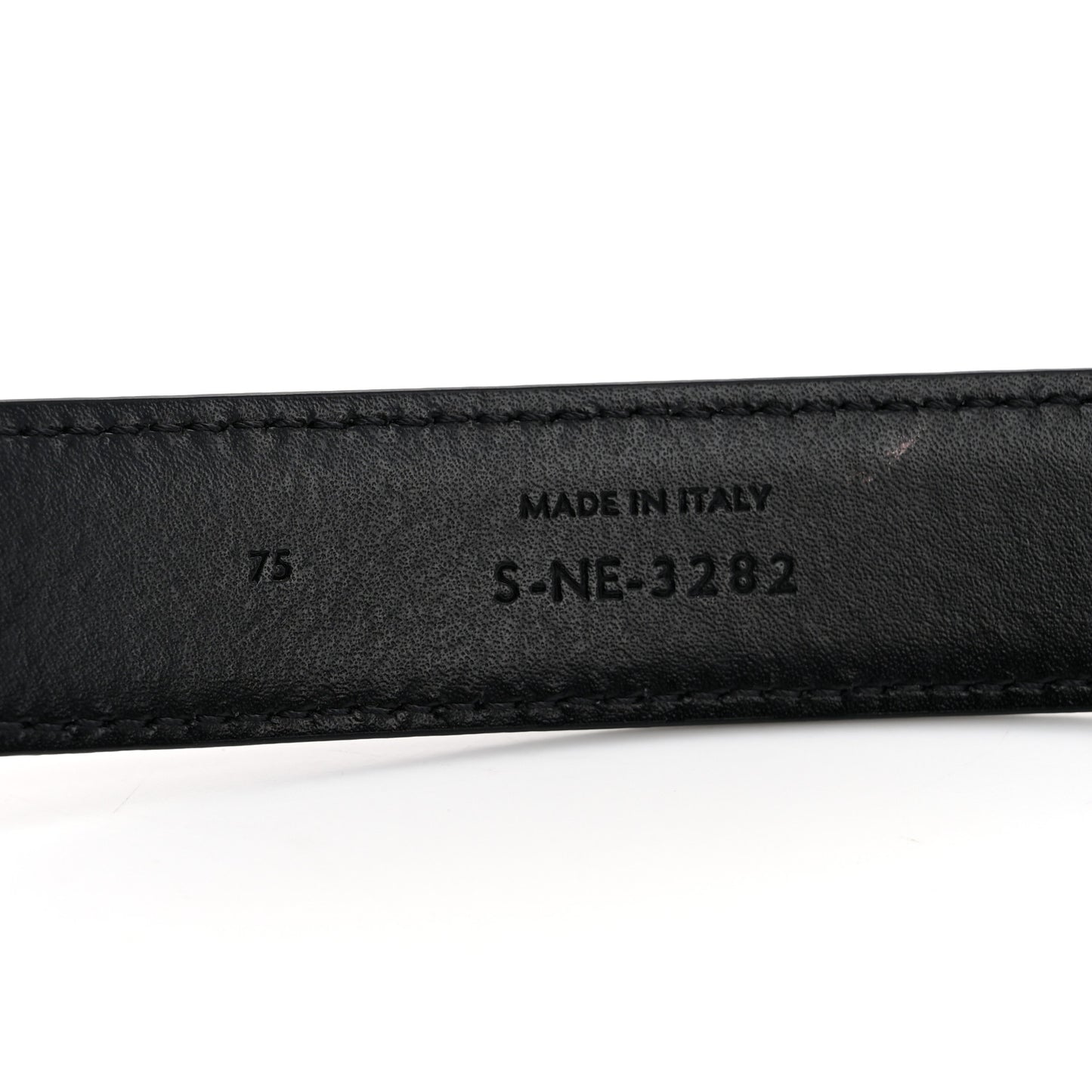 Box Calfskin Small 25mm Triomphe Belt 75 30 Black