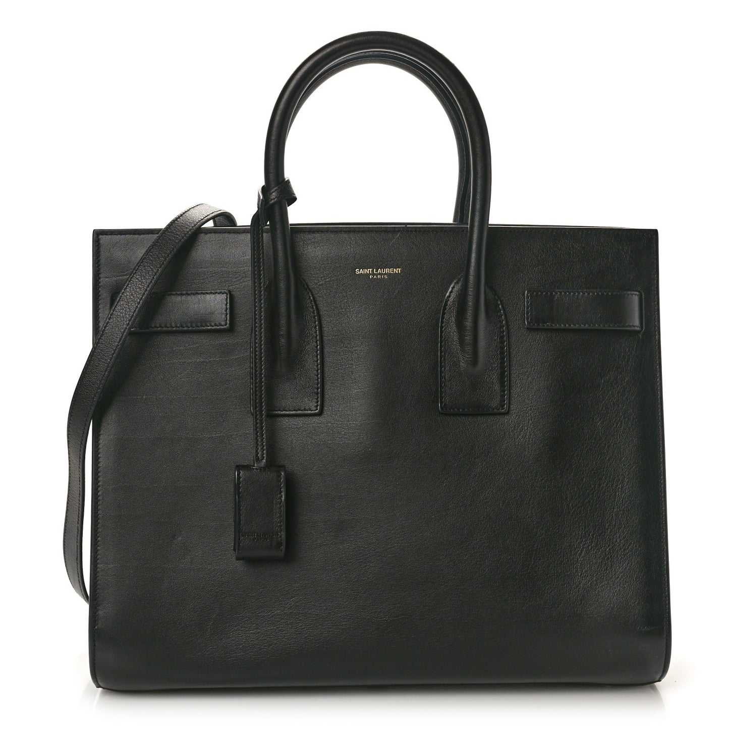 Calfskin Small Sac De Jour Black