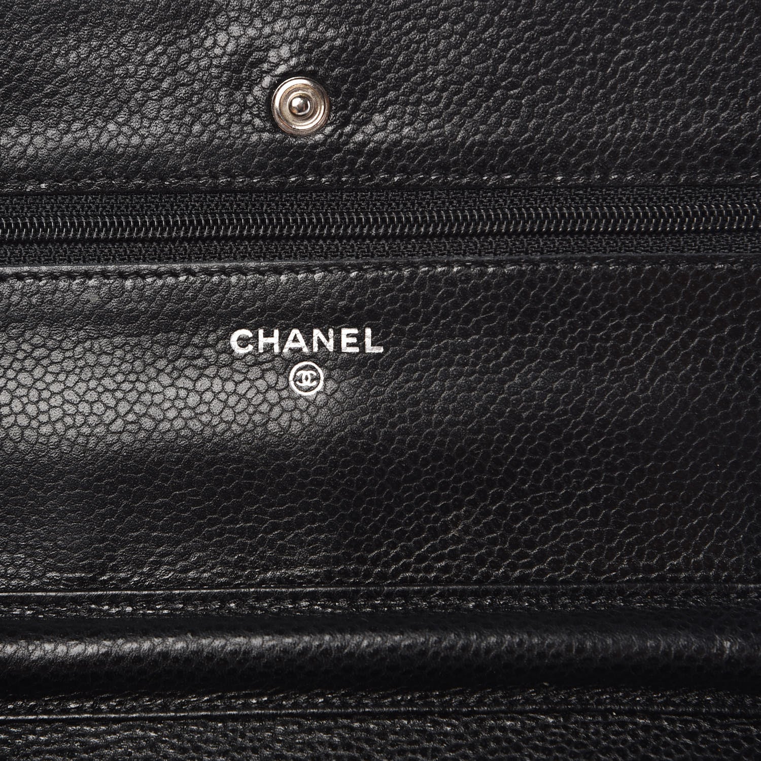 Chanel Caviar Quilted Wallet On Chain WOC Black 6 of 11