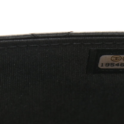 Chanel Calfskin Quilted Boy Wallet On Chain WOC Black 8 of 12