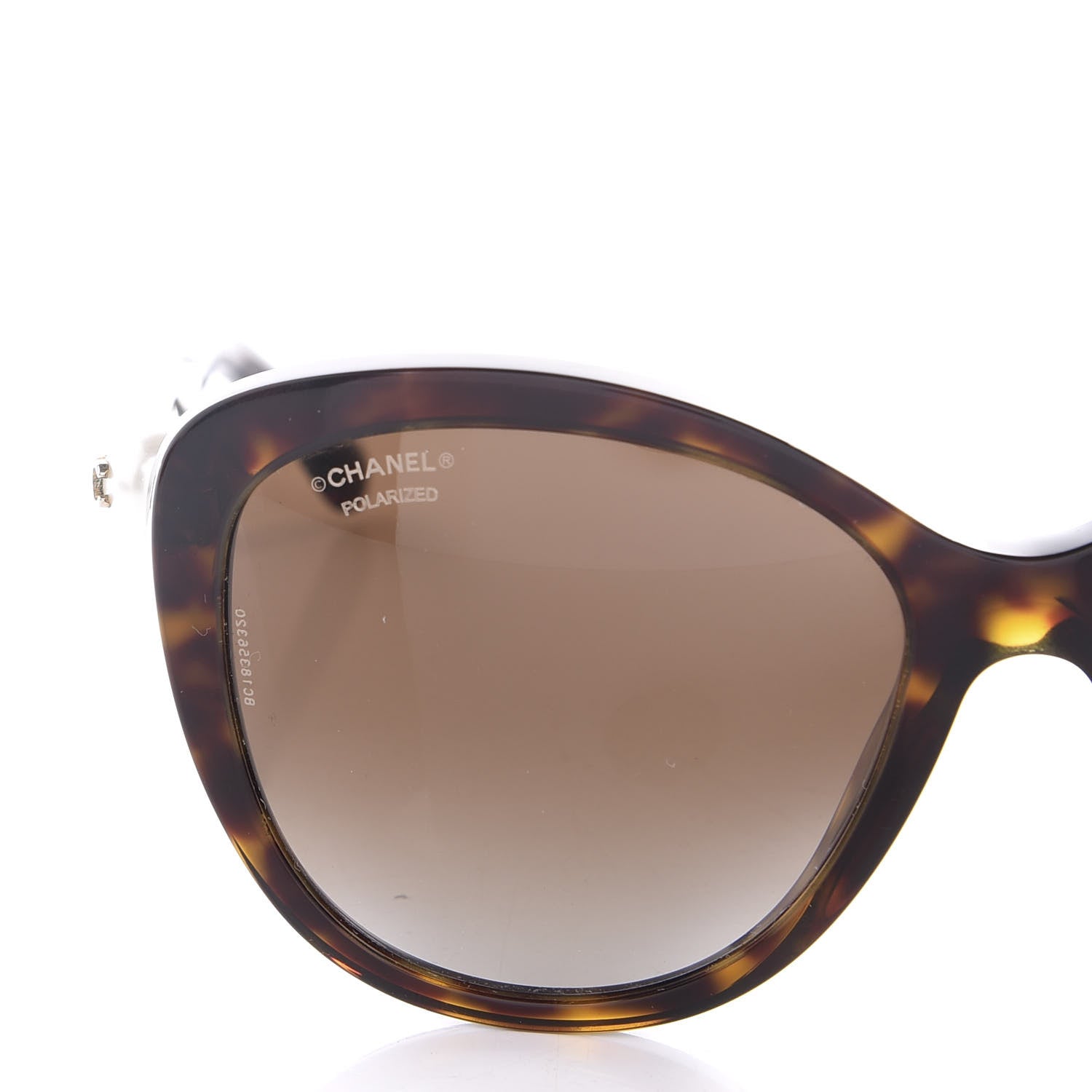 Chanel Cat Eye Pearl Sunglasses 5340-H Tortoise 7 of 8