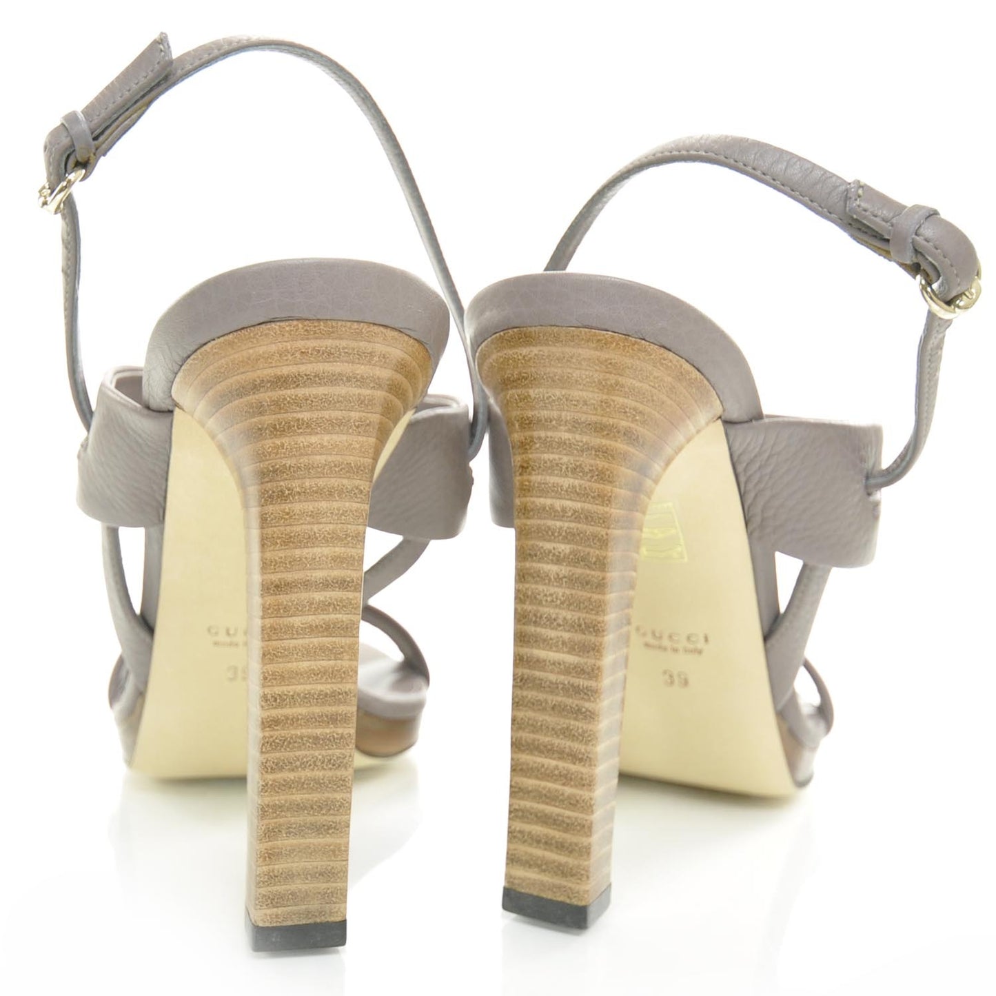 Leather Miss Bamboo Sandals 39