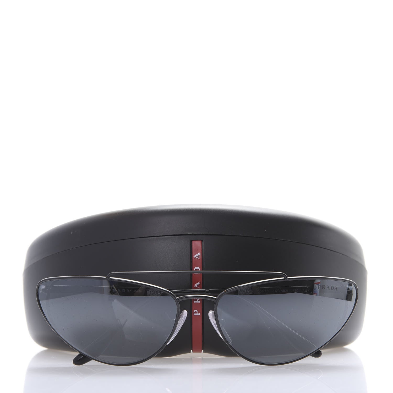 Prada Cat Eye Sunglasses SPR 62V Black 7 of 7