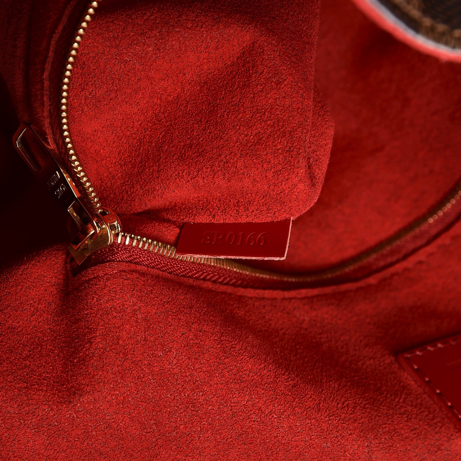 Louis Vuitton Damier Ebene Caissa Hobo Cherry 7 of 9