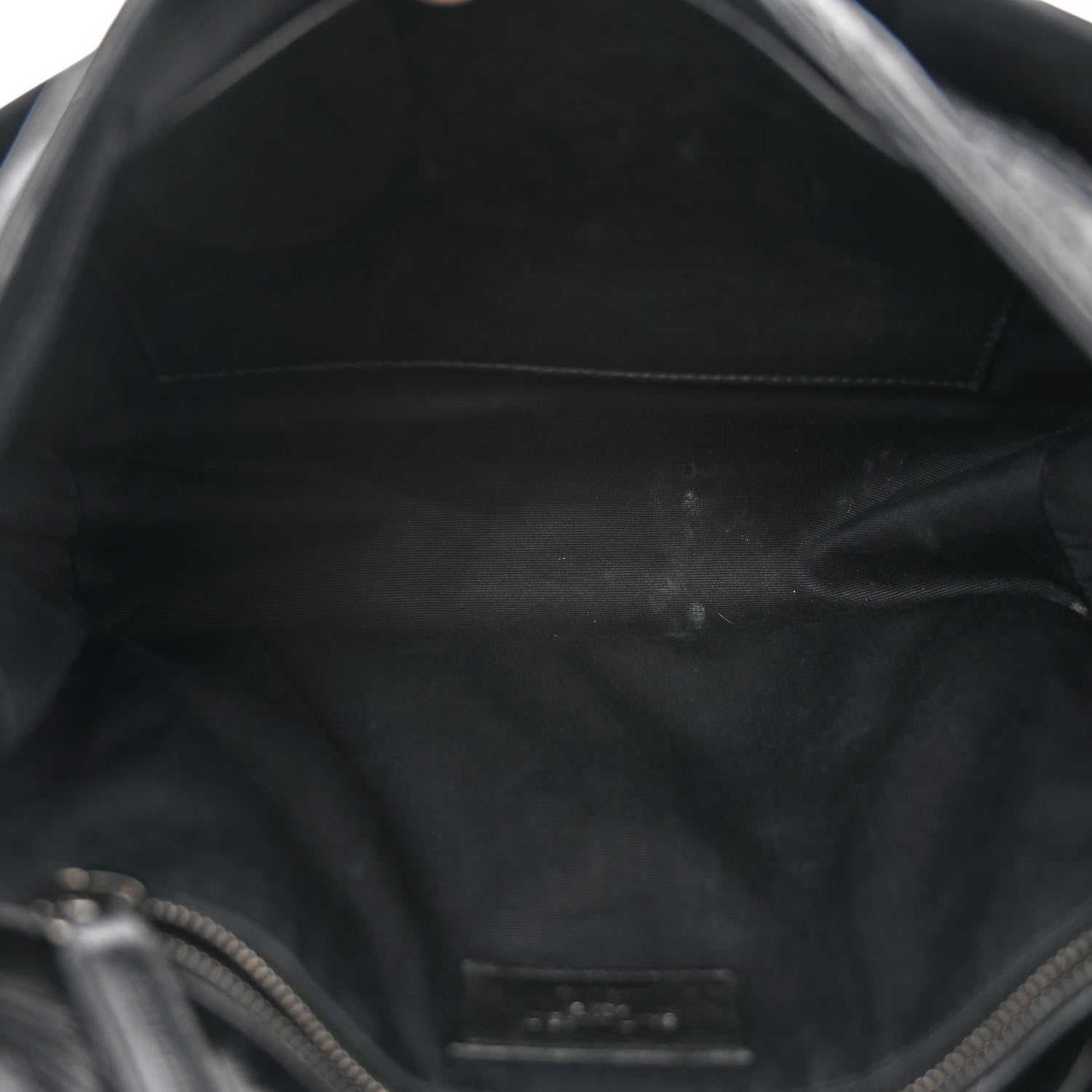 Saint Laurent Crinkled Calfskin Matelasse Monogram Medium Niki Chain Satchel Black 5 of 11