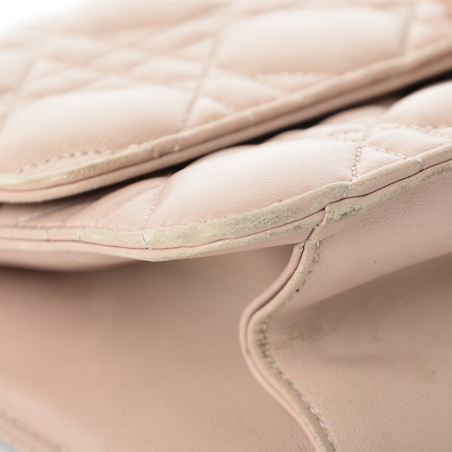 Christian Dior Lambskin Cannage Miss Dior Promenade Pouch Beige 14 of 22