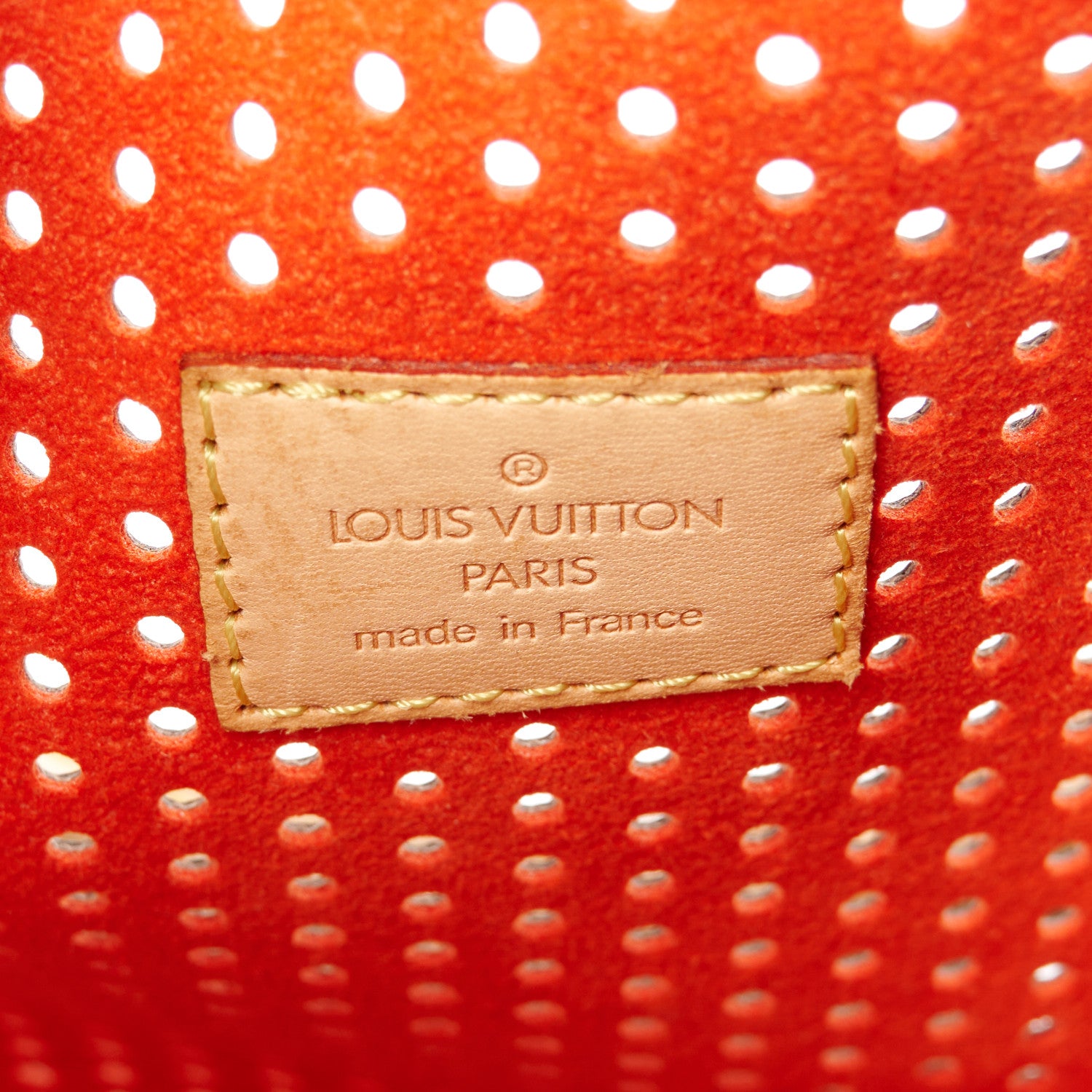 Louis Vuitton Monogram Perforated Speedy 30 Orange 6 of 9