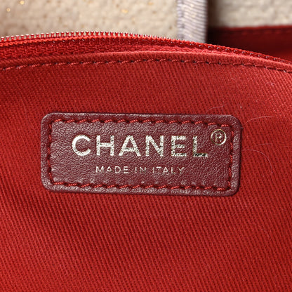 Chanel Mixed Fibers Calfskin Medium Deauville Tote Light Beige 7 of 12