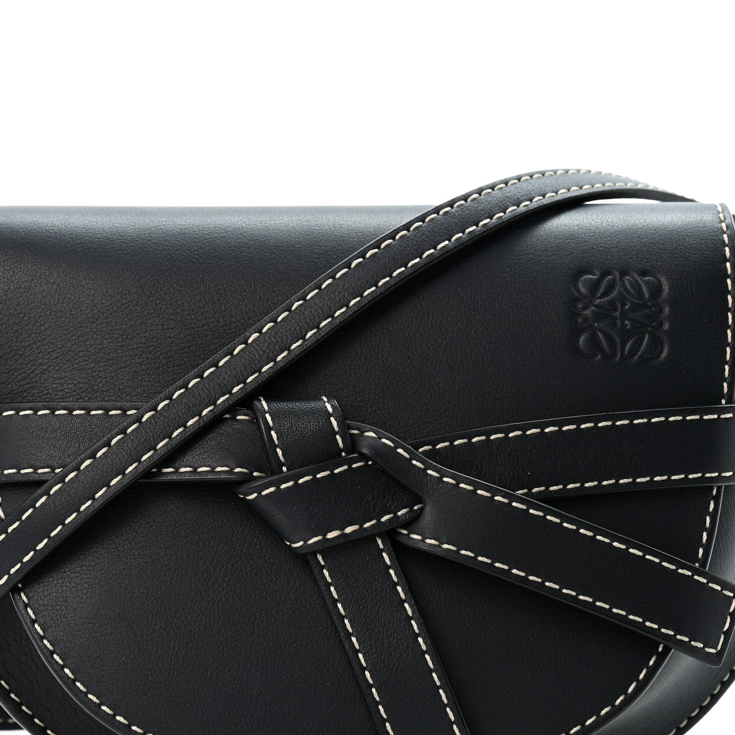 Loewe Calfskin Mini Gate Crossbody Bag Midnight Blue 8 of 11