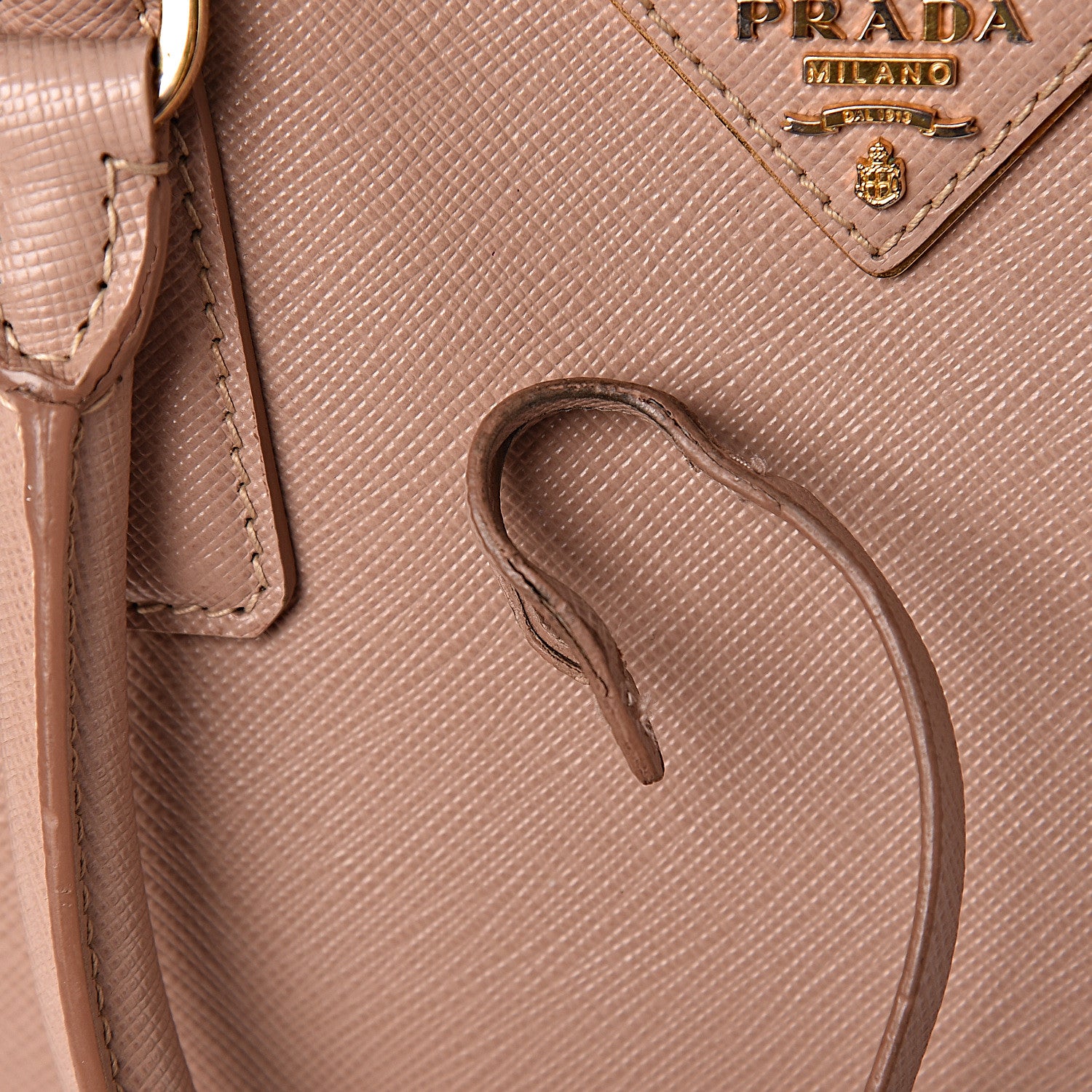 Prada Saffiano Small Galleria Double Zip Tote Cammeo 9 of 17