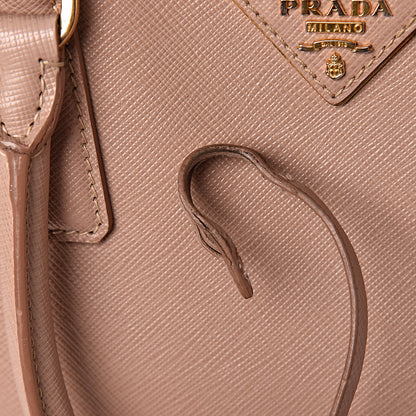 Prada Saffiano Small Galleria Double Zip Tote Cammeo 9 of 17