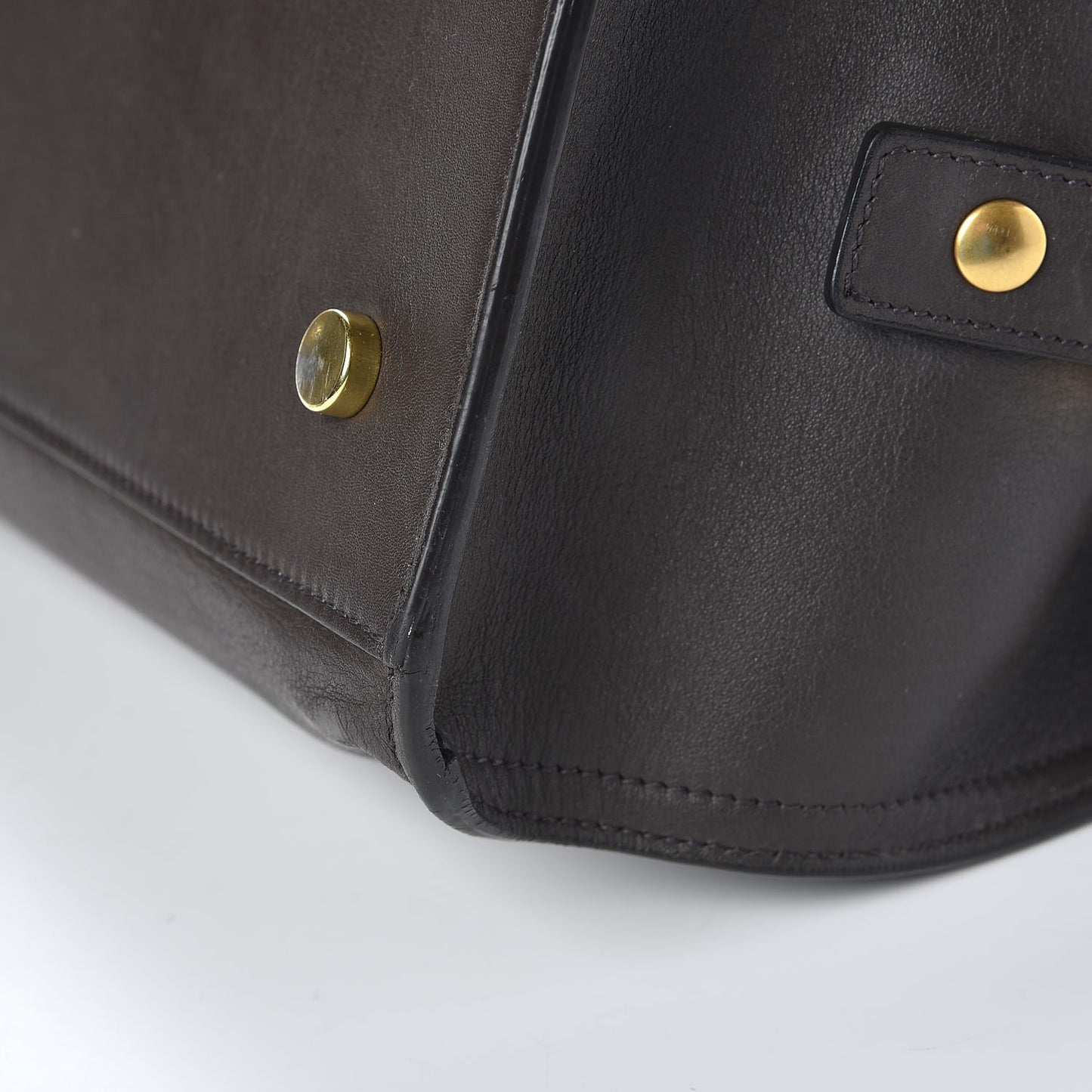 Smooth Calfskin Small Cabas Monogram Dark Grey