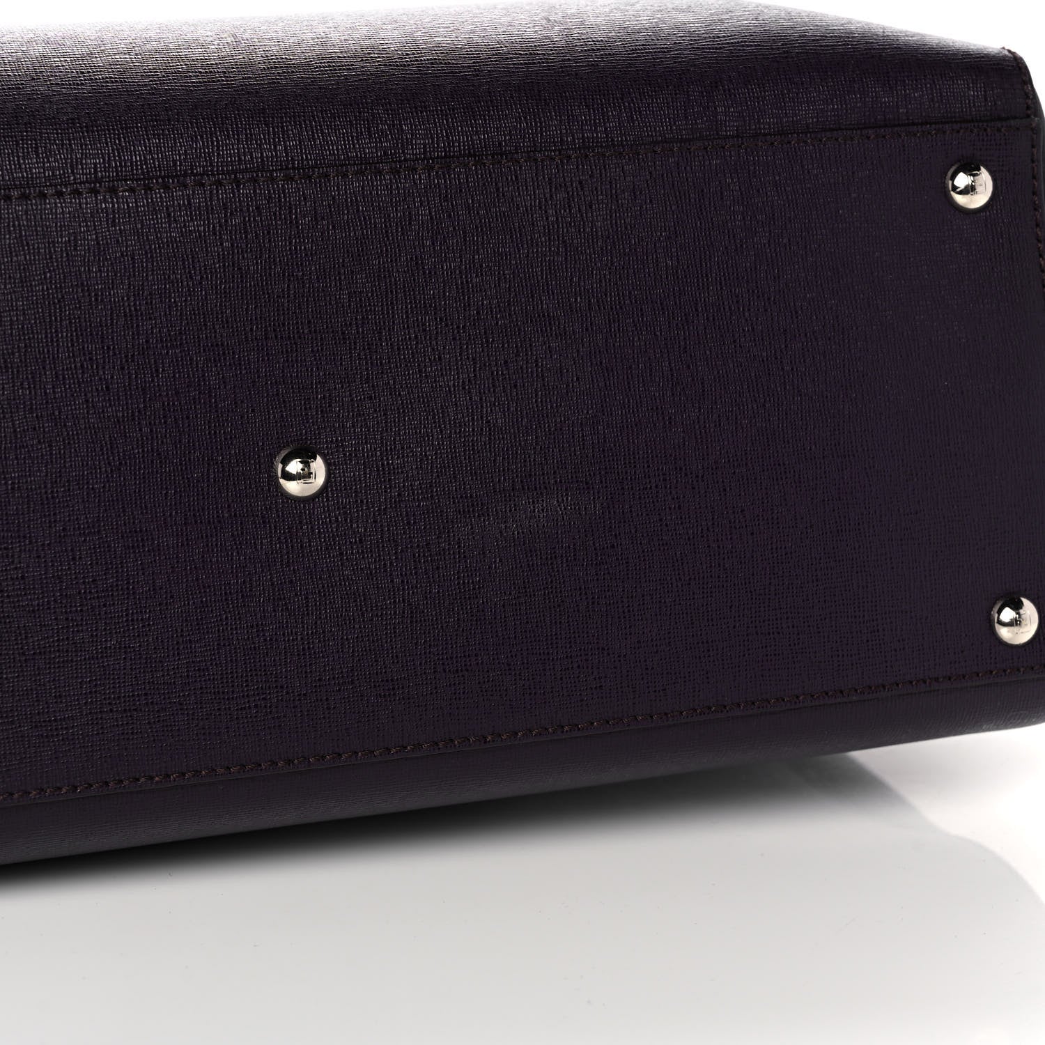 Fendi Vitello Elite Regular 2Jours Tote Ametista 13 of 13