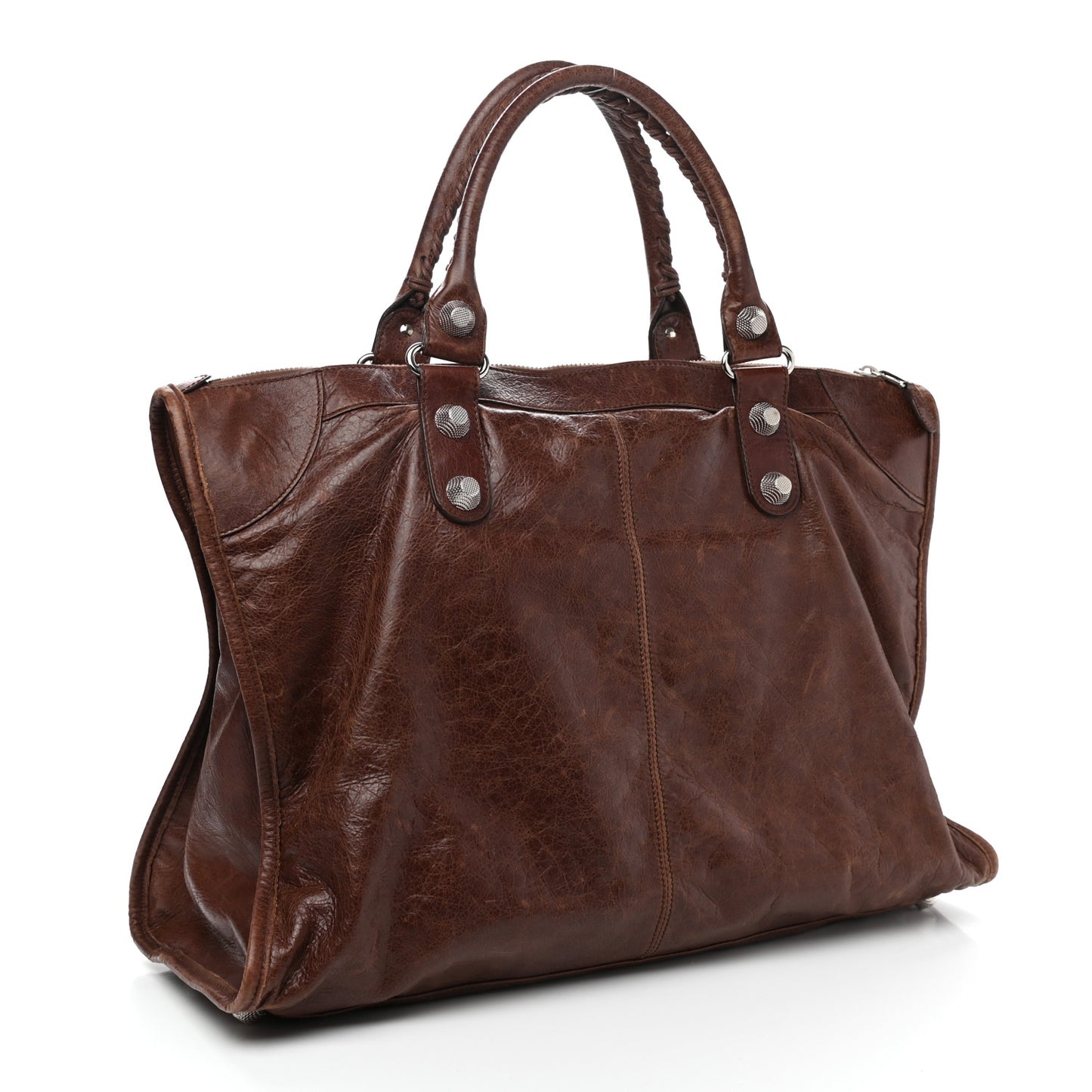 Agneau Giant 21 Silver Hardware Weekender Chataigne