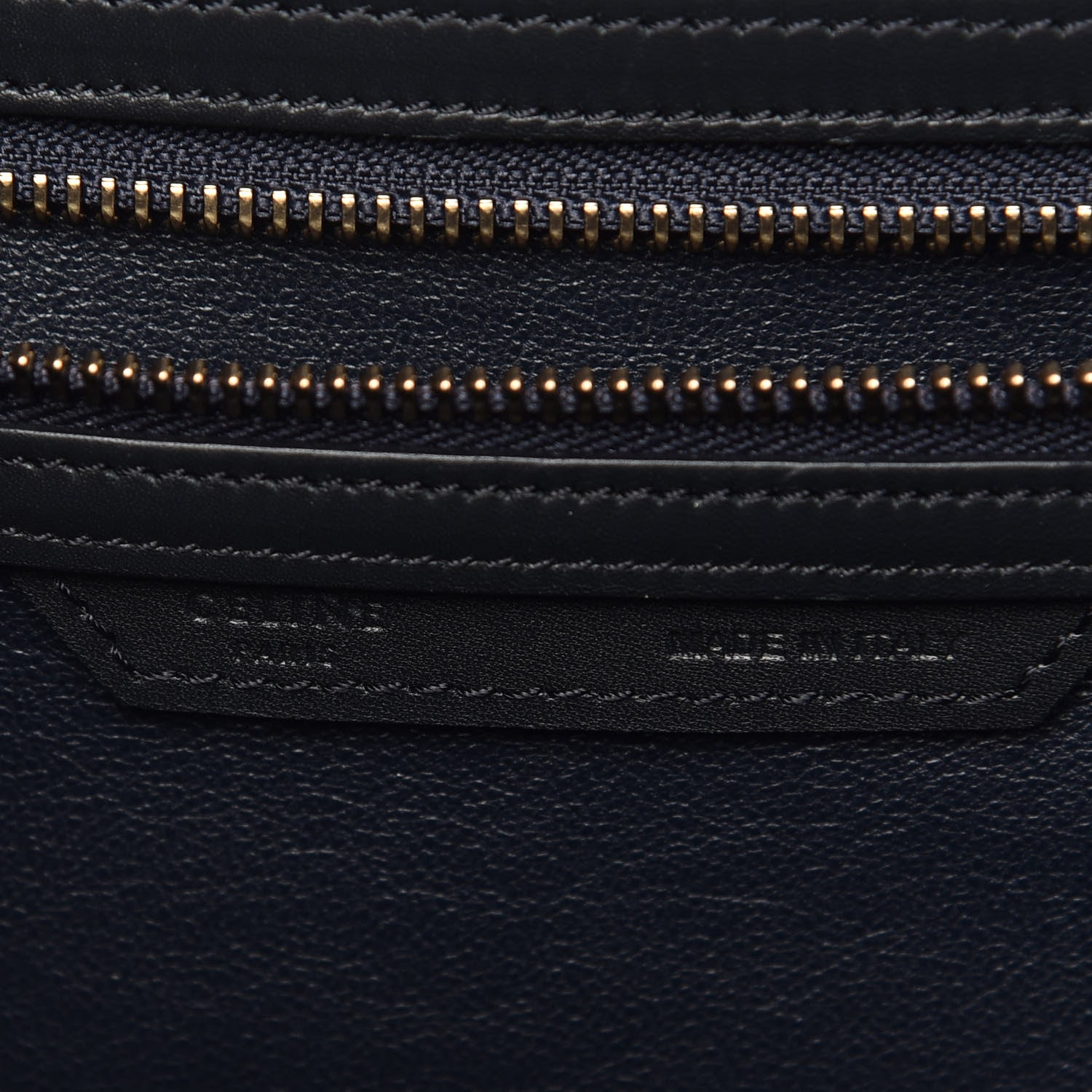 Celine Nubuck Smooth Calfskin Mini Tri-Color Luggage Bright Blue 6 of 9