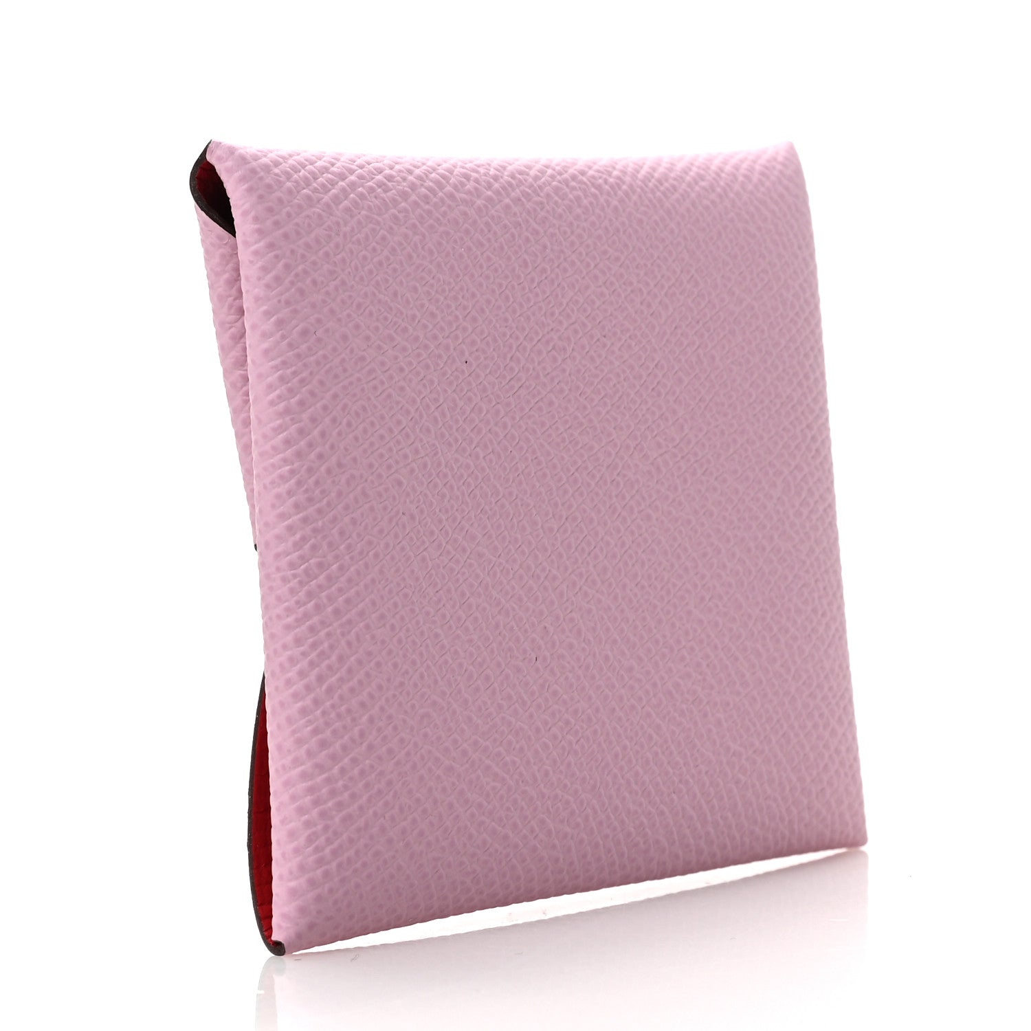 Hermes Epsom Horseshoe Bastia Coin Purse Mauve Sylvestre Rouge Casaque 3 of 6