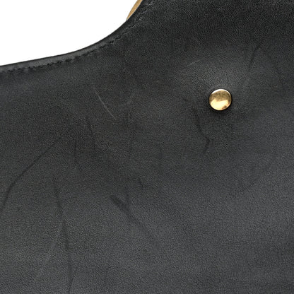 Gucci Calfskin Matelasse Medium GG Marmont Shoulder Bag Black 12 of 13