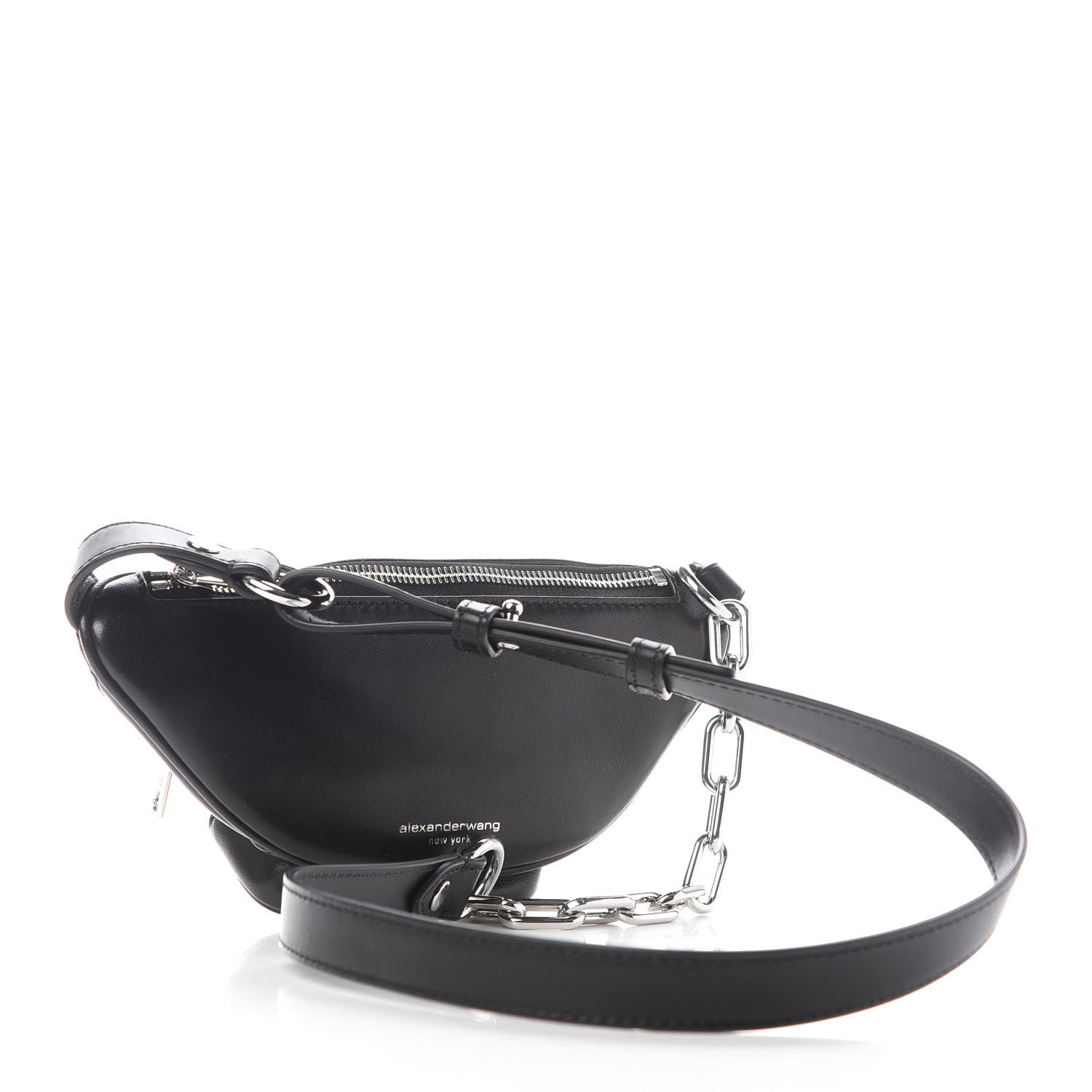 Alexander Wang Lambskin Mini Attica Belt Bag Black 3 of 7