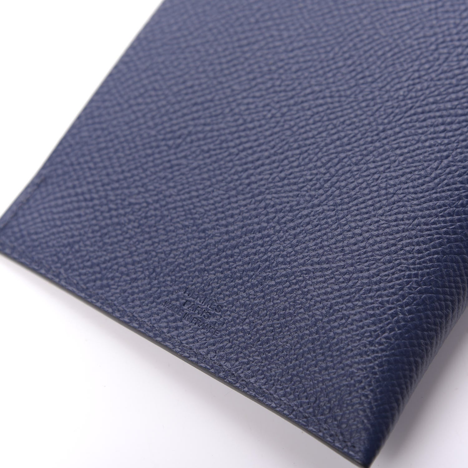 Hermes Epsom Tarmac PM Passport Holder Bleu Saphir 8 of 9