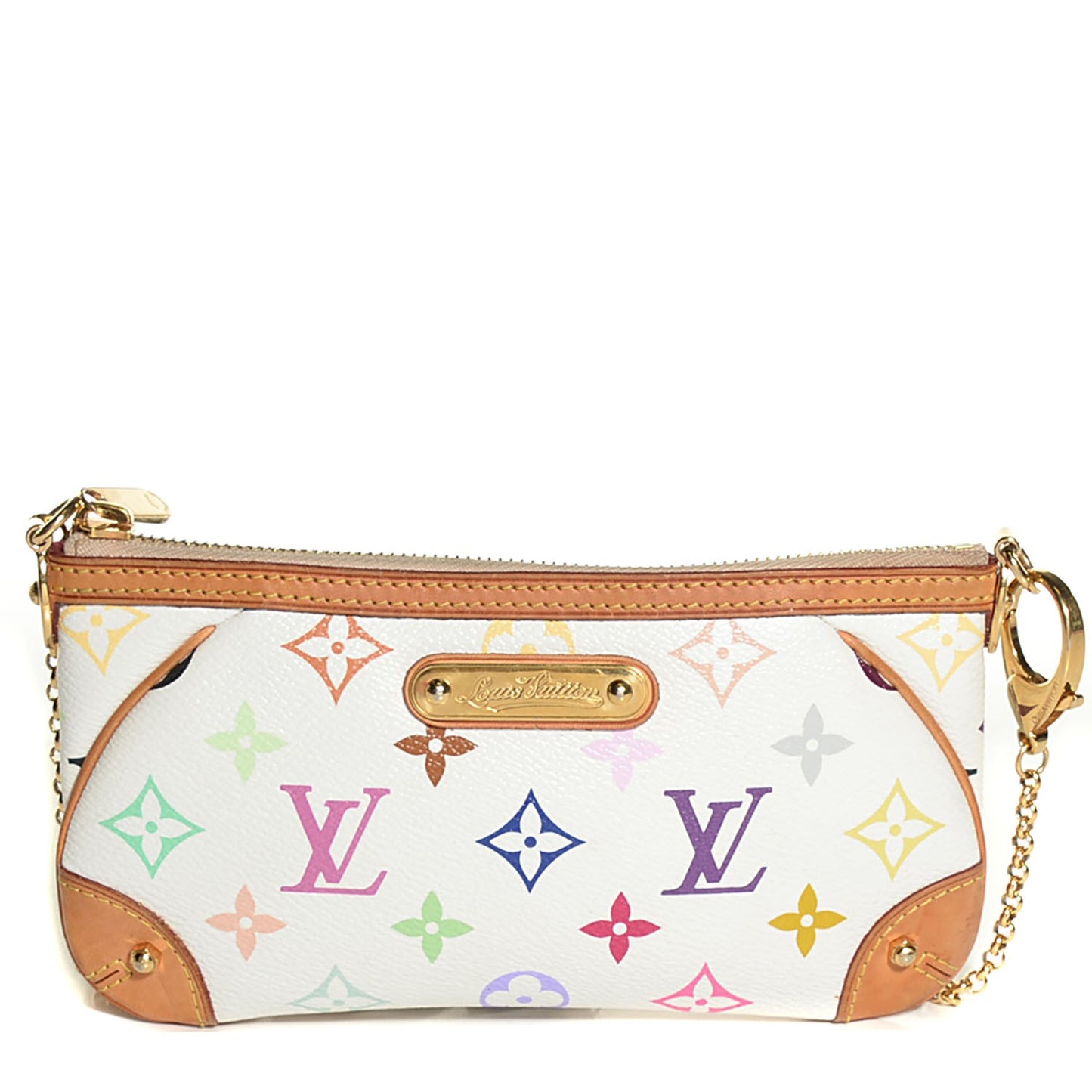 Monogram Multicolor Pochette Milla MM White