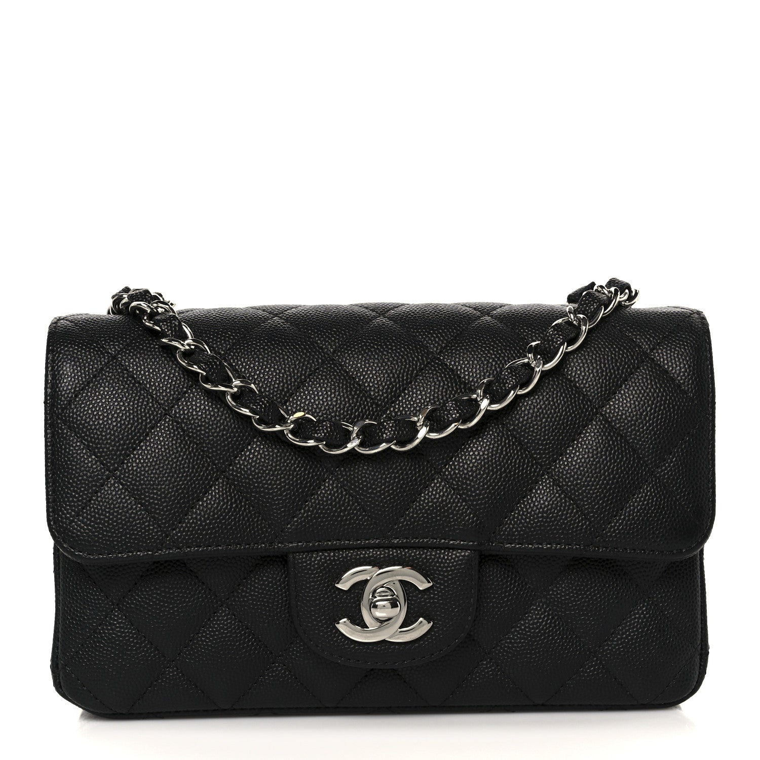 Chanel Caviar Quilted Mini Rectangular Flap Black 1 of 12