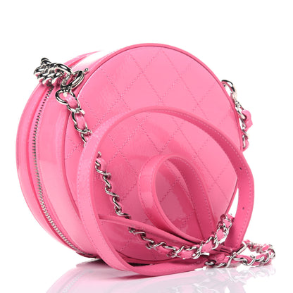 Chanel Patent Round As Earth Evening Bag Pink 3 of 17