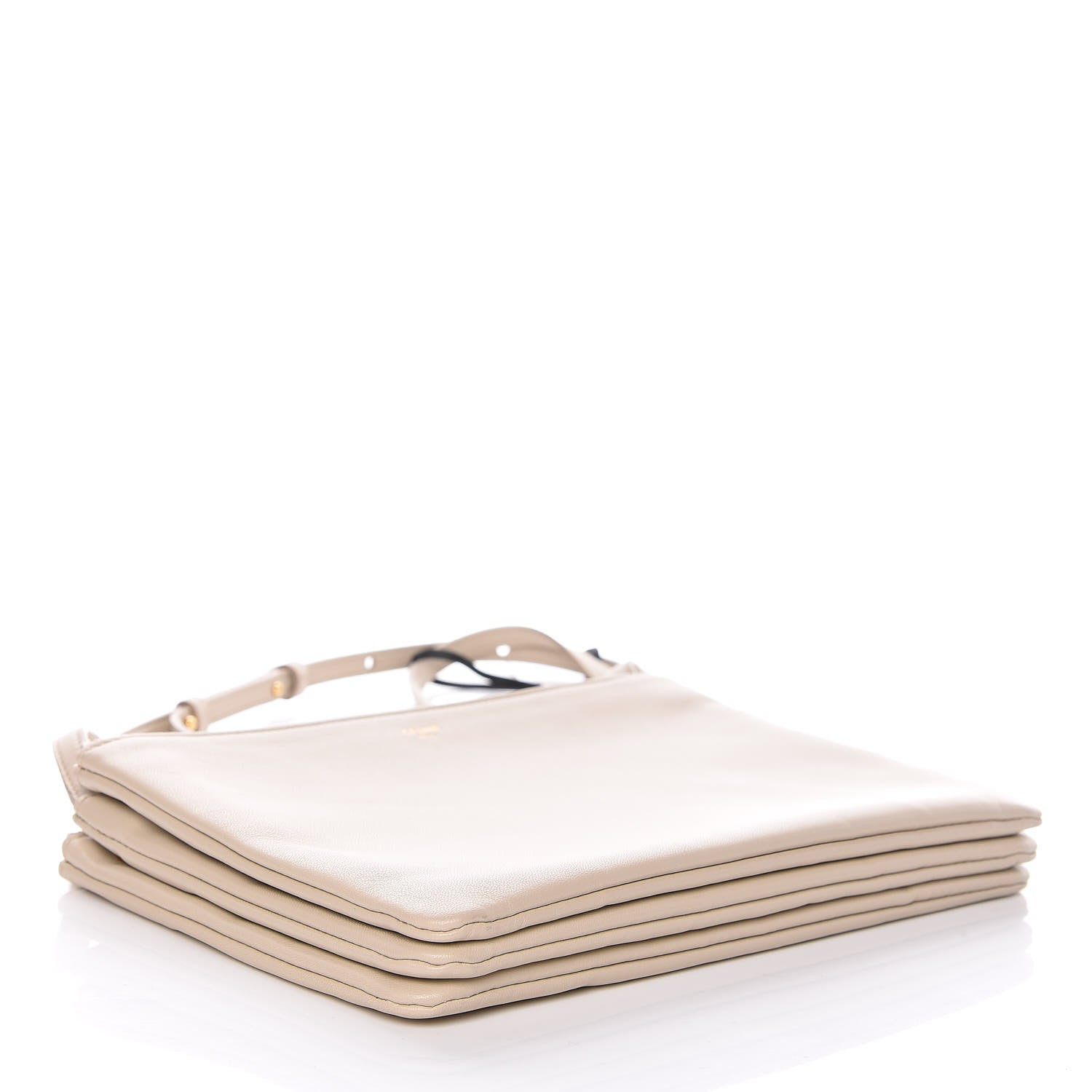 Celine Lambskin Large Trio Crossbody Bag Linen 4 of 9