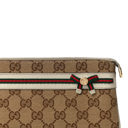 Gucci Monogram Mayfair Wristlet Off White 8 of 15