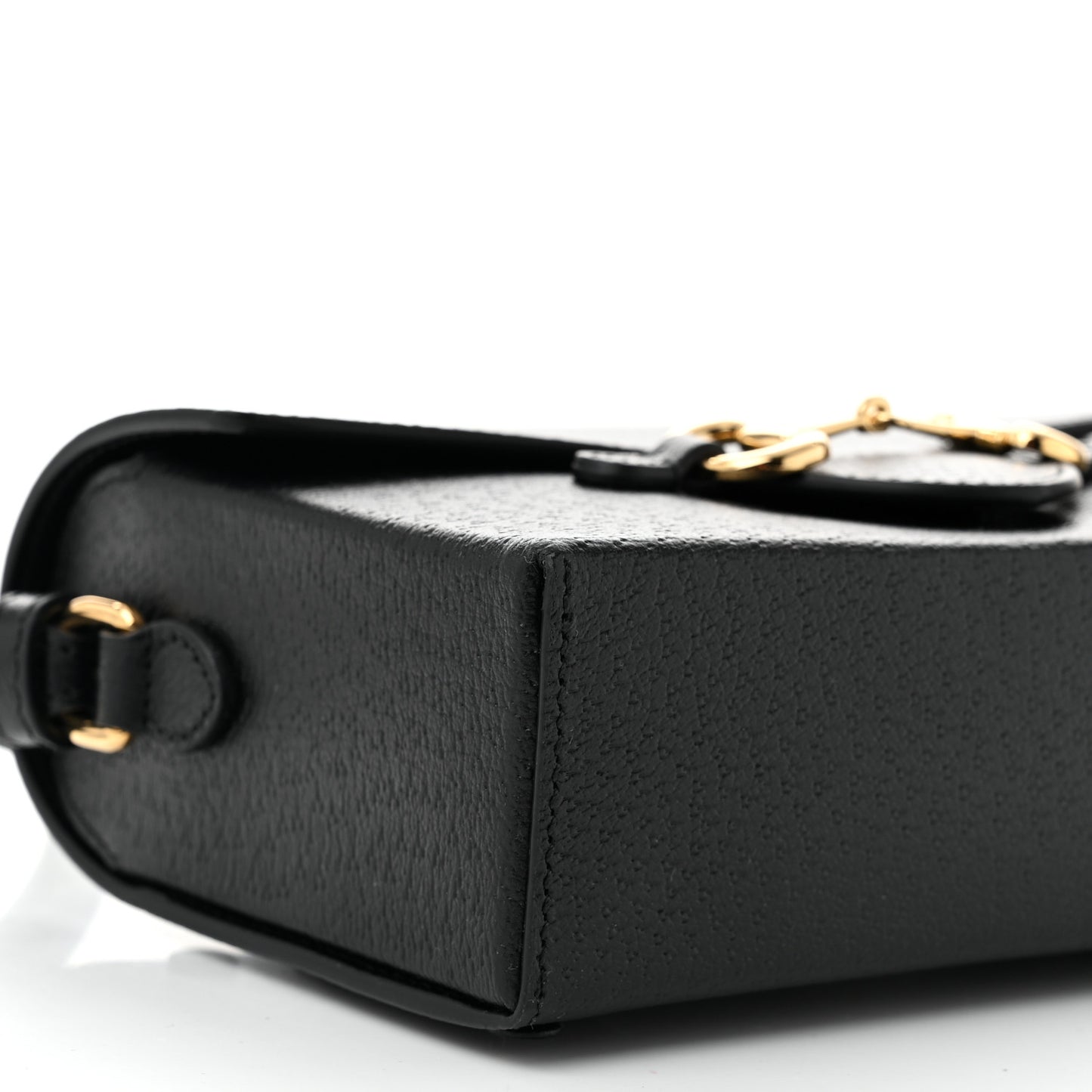 Calfskin Horsebit 1955 Shoulder Bag Black