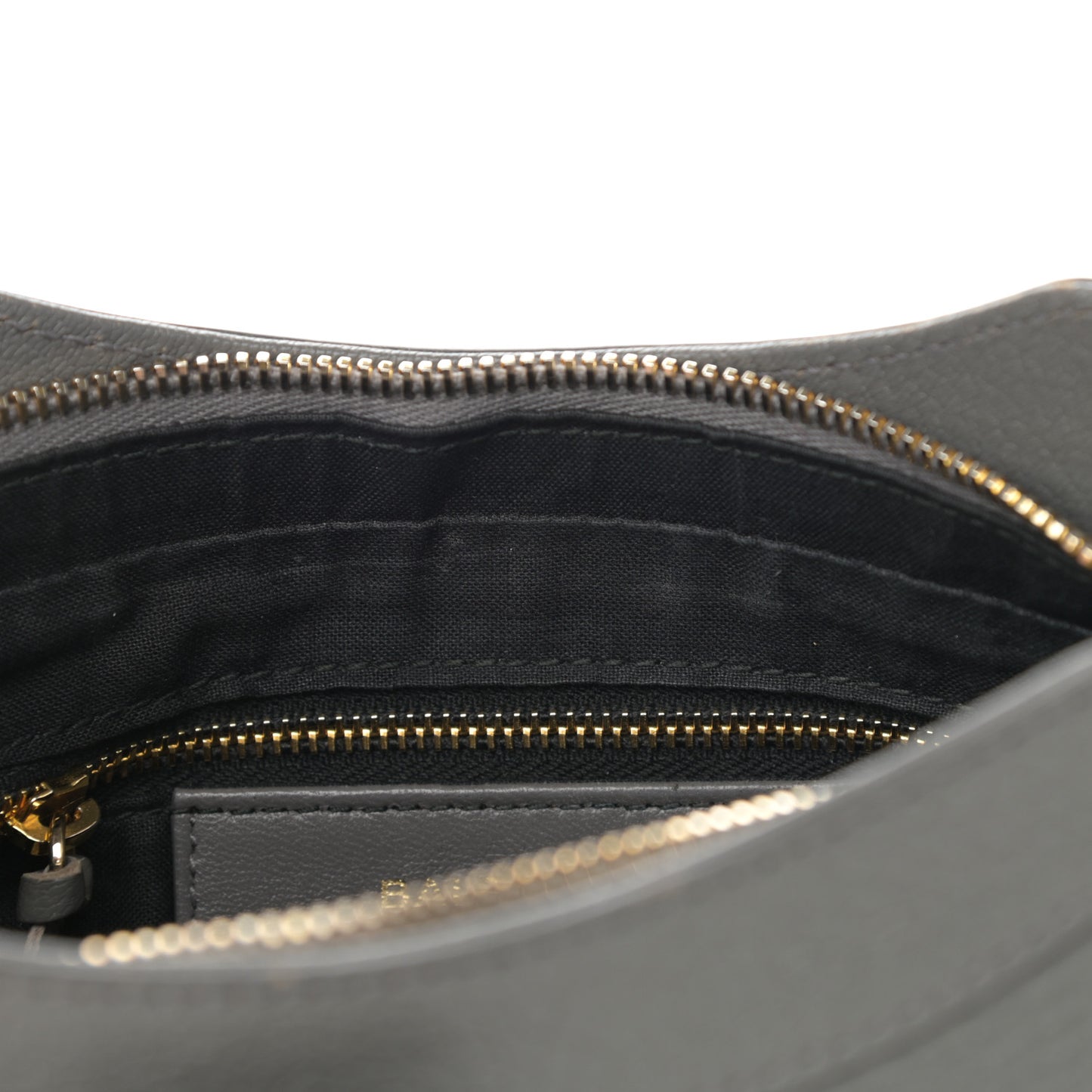 Chevre Gold Metallic Edge Hardware Hip Gris Acier