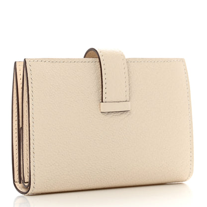 Hermes Chevre Mysore Mini Bearn Wallet Nata 3 of 8