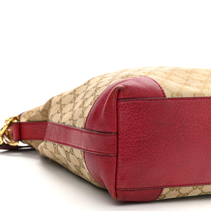 Gucci Monogram Small Miss GG Hobo Red 9 of 13