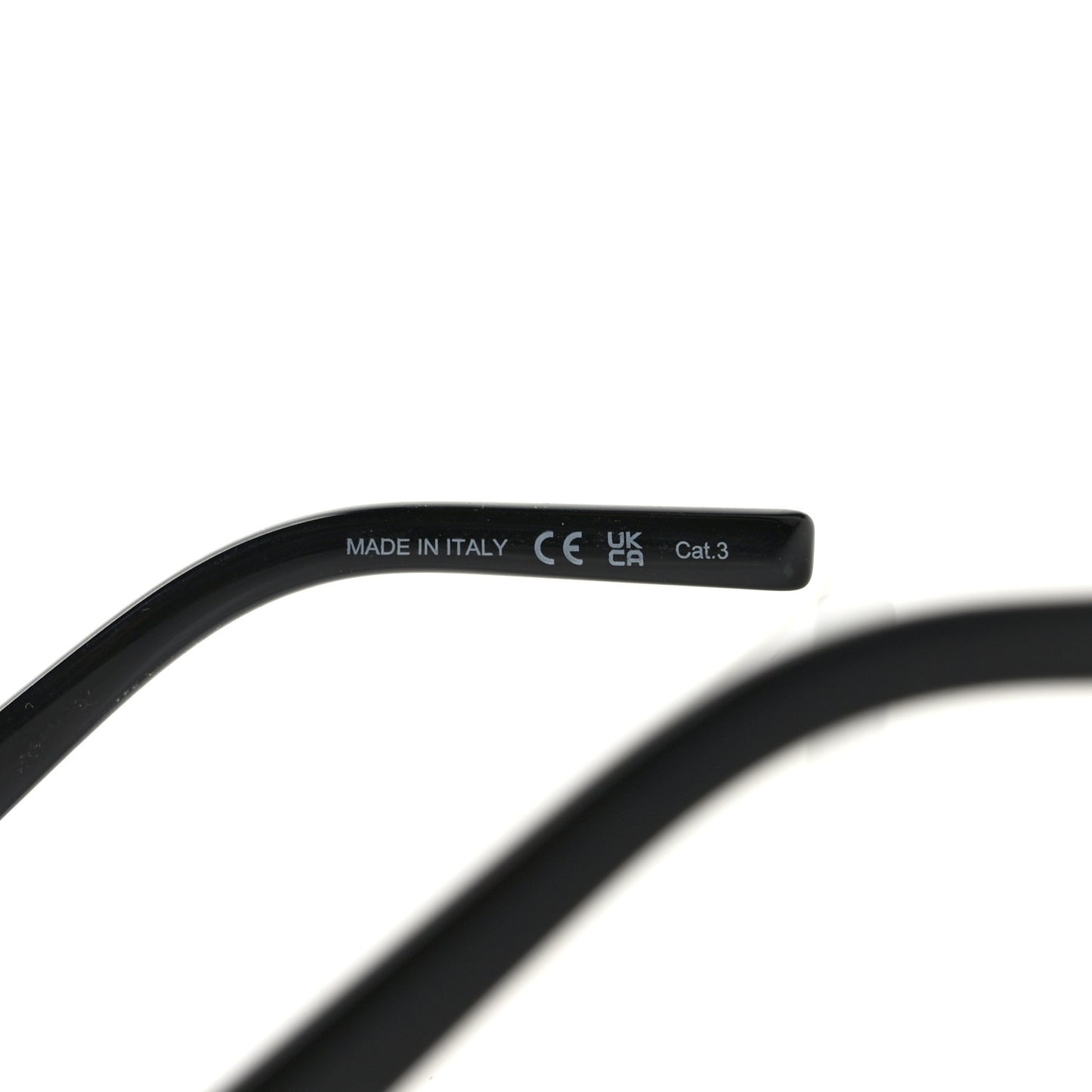 Acetate Mica Cat Eye Sunglasses SL 276 Black