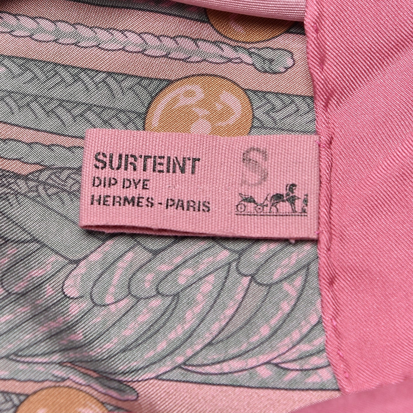 Silk Dip Dyed Brandebourgs Scarf 90