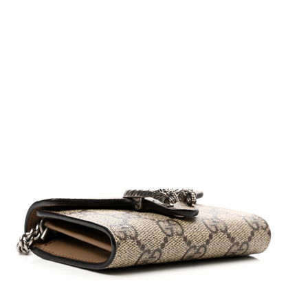 Gucci GG Supreme Monogram Dionysus Coin Purse Taupe 4 of 6