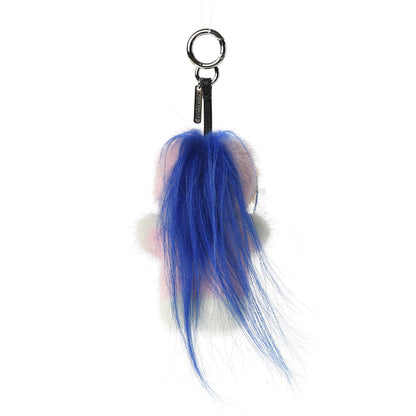 Fendi Mink Fur Crystal Fendirumi Piro-Chan Monster Bag Bug Charm Marshmallow 2 of 6