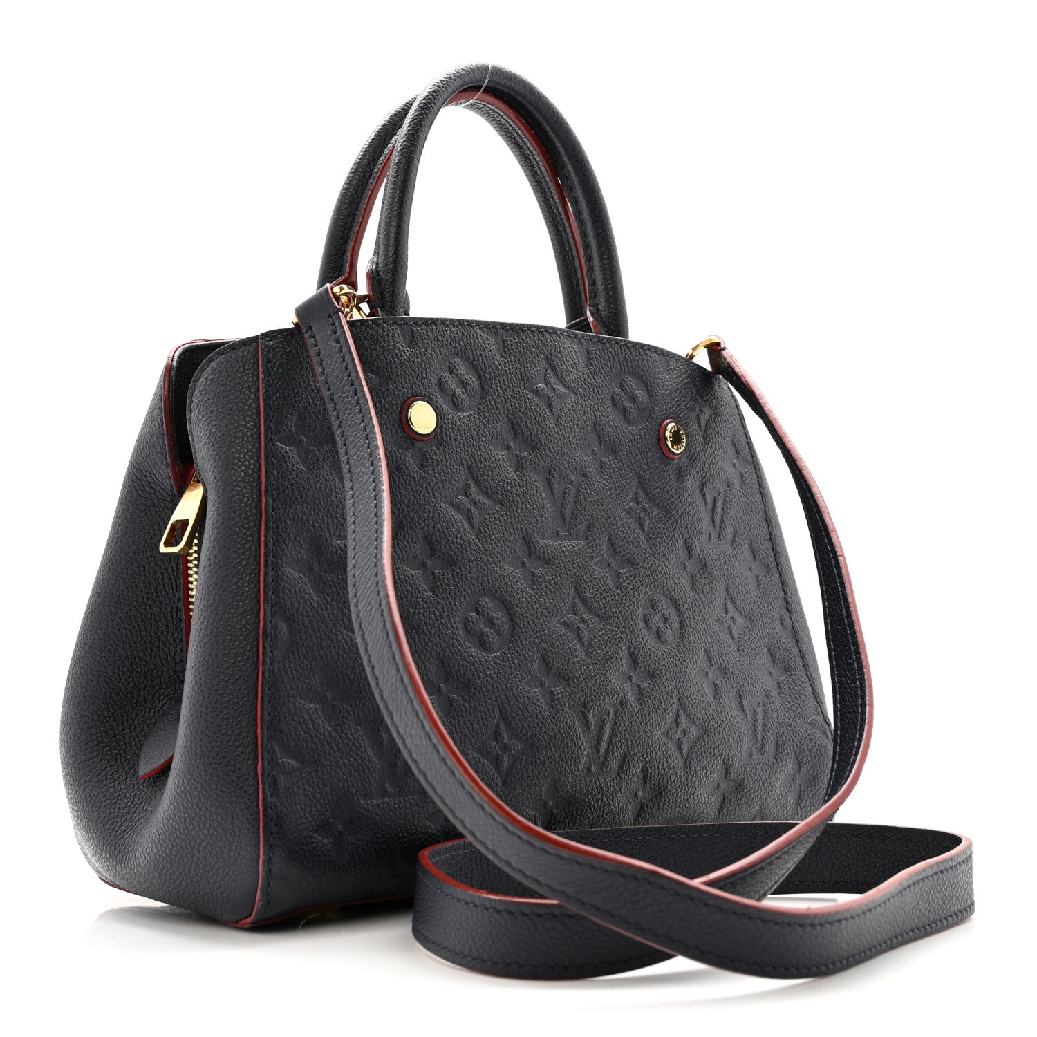 Louis Vuitton Empreinte Montaigne BB Marine Rouge 3 of 12