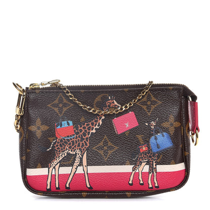 Louis Vuitton Monogram 2017 Christmas Animation Mini Pochette Accessories 1 of 7