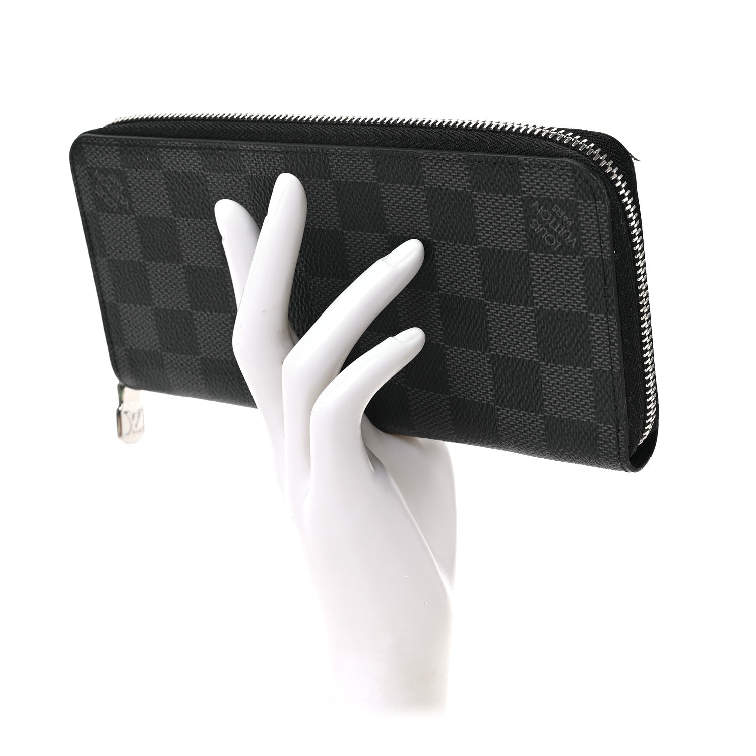 Louis Vuitton Damier Graphite Zippy Vertical Wallet 2 of 6