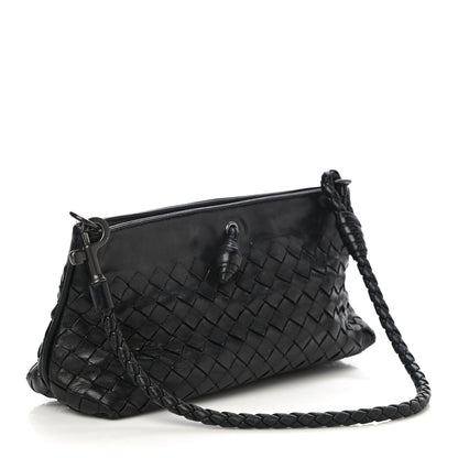 Bottega Veneta Nappa Intrecciato Mini Shoulder Bag Black 3 of 16