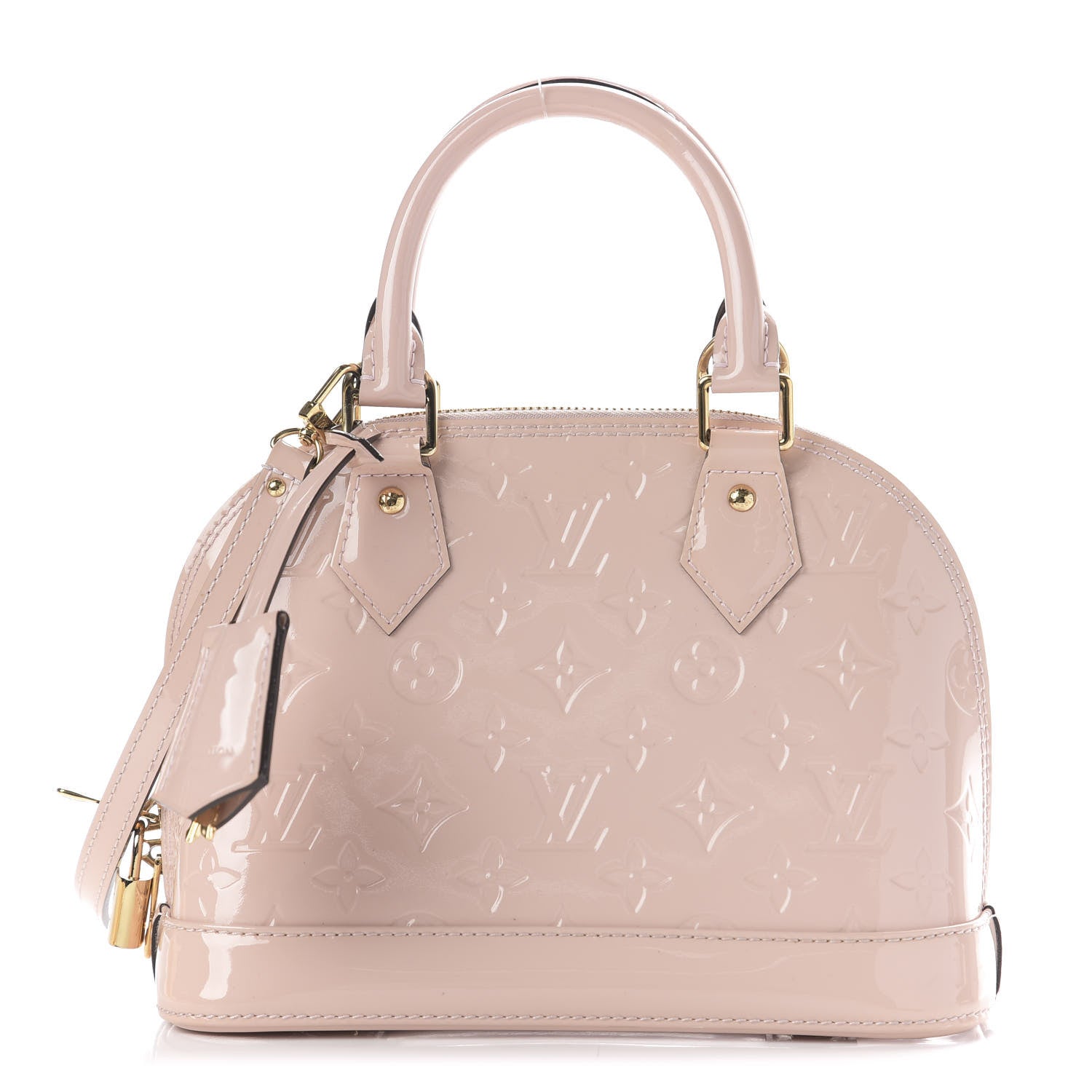 Louis Vuitton Vernis Alma BB Rose Ballerine 1 of 11