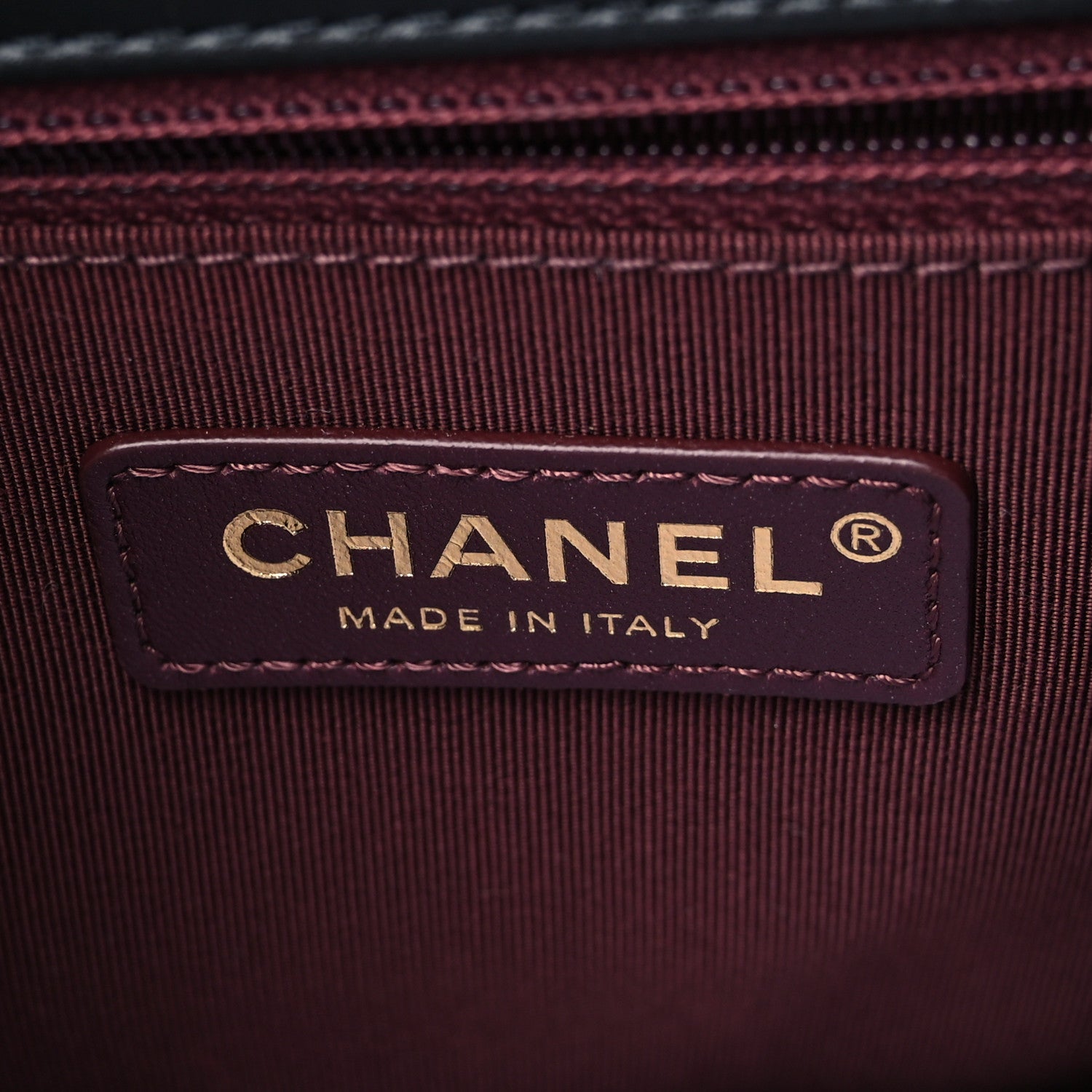 Chanel Glazed Calfskin Quilted Medium Gold Bar Top Handle Flap Black 5 of 10
