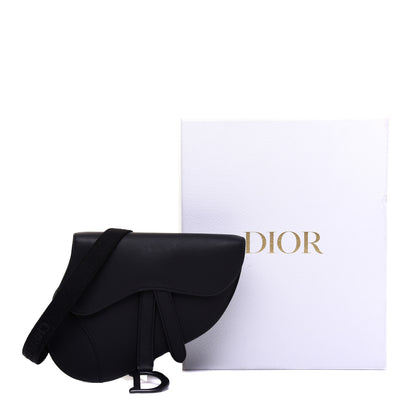 Christian Dior Ultra Matte Calfskin Saddle Belt Bag Black 9 of 9