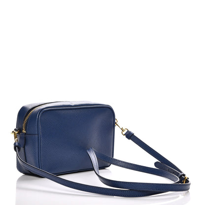 Prada Saffiano Camera Crossbody Bleuette 3 of 7