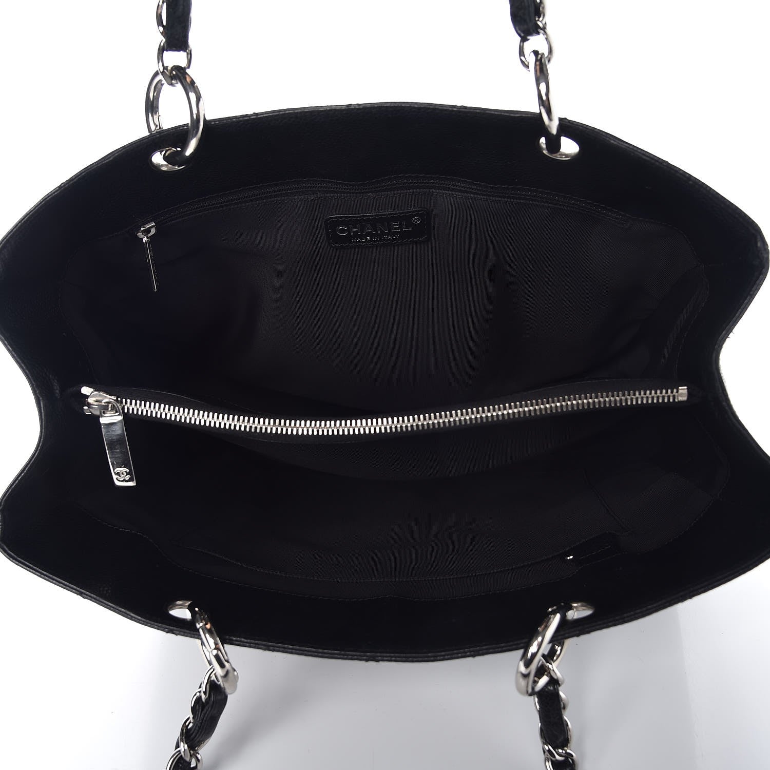 Chanel Caviar Quilted Grand Shopping Tote GST Black 5 of 9