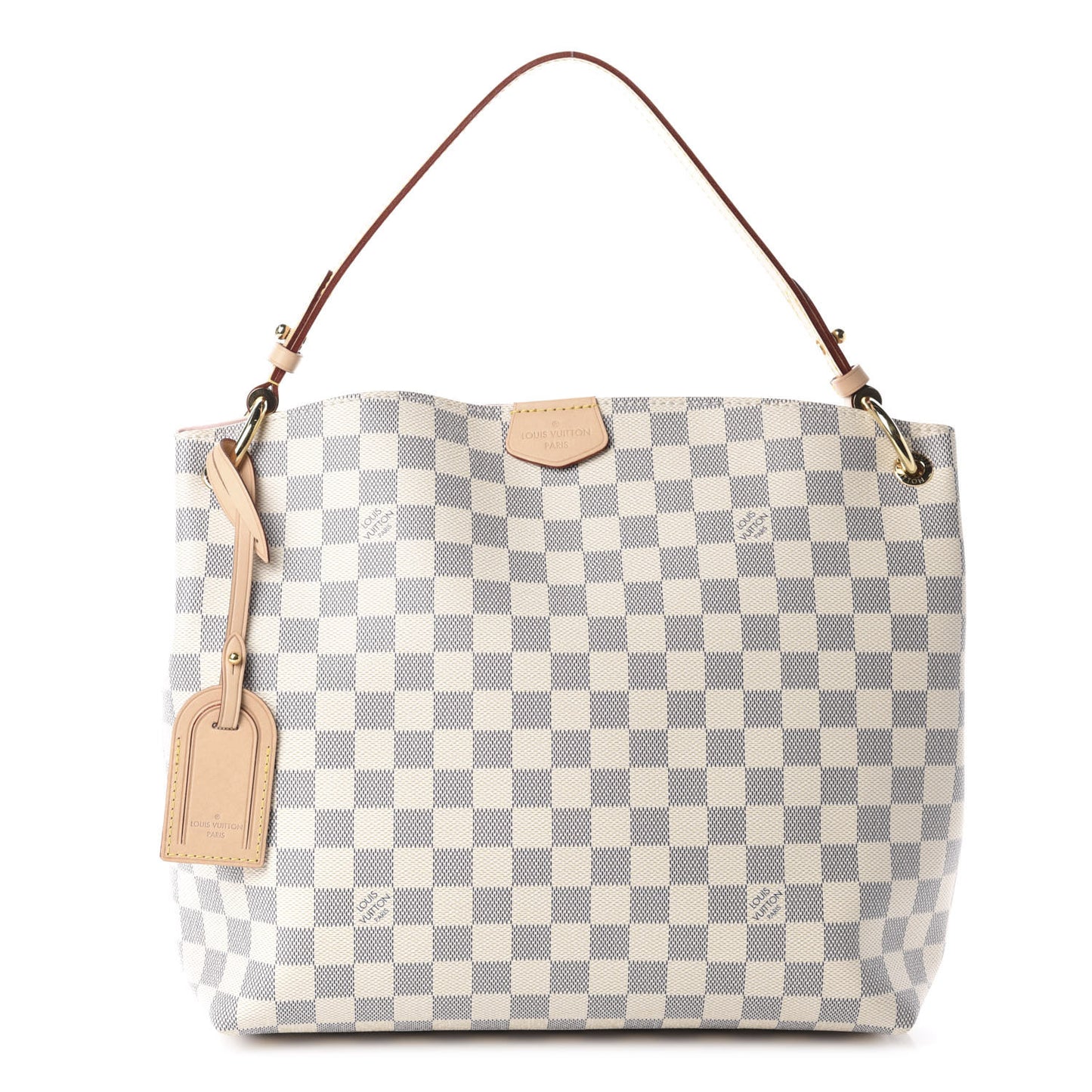 Damier Azur Graceful PM Rose Ballerine