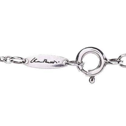 Tiffany Sterling Silver 22mm Elsa Peretti Open Heart Pendant Necklace 6 of 9